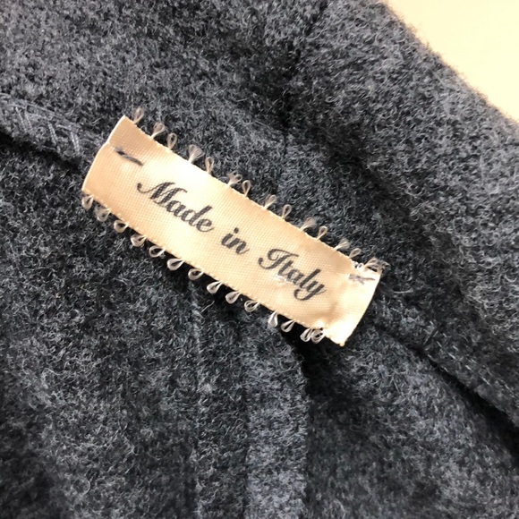 Gray wool blazer jacket coat Italian made Medium - Picture 7 of 8